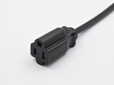 5 15R American Three Prong Female Extension Cord