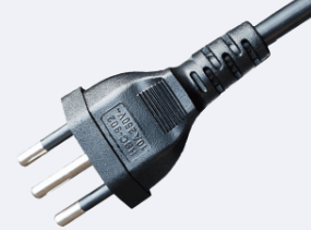 Brazil Three Prong 10A Power Cord