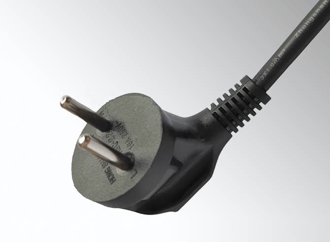 Israel Two Pin Power Cord
