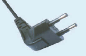 Korea Right Angle Two Round Pin Power Cord