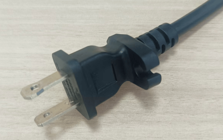 With Strain Relief American Two Pin Power Cord
